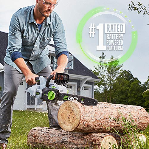 EGO Power+ CS1600 16-Inch 56V Lithium-ion Cordless Chainsaw - Batt...