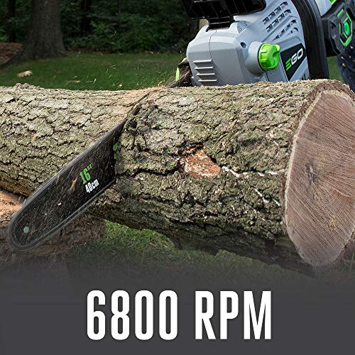 EGO Power+ CS1600 16-Inch 56V Lithium-ion Cordless Chainsaw - Batt...