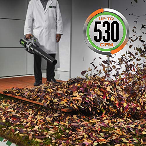 EGO Power+ LB5302 3-Speed Turbo 56-Volt 530 CFM Cordless Leaf Blow...