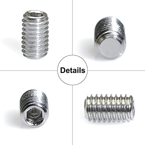 EilxMag 830pcs Metric + Standard SAE Allen Head Socket Hex Grub Sc...