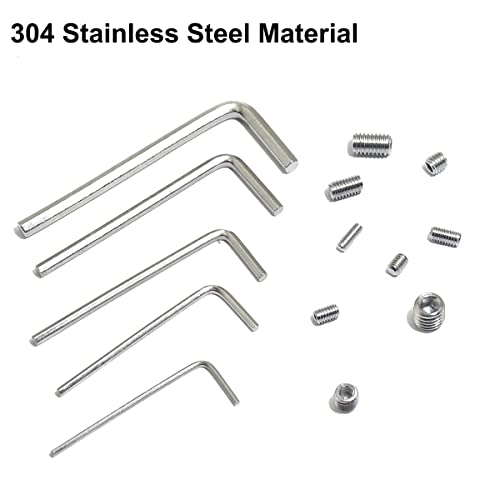 EilxMag 830pcs Metric + Standard SAE Allen Head Socket Hex Grub Sc...