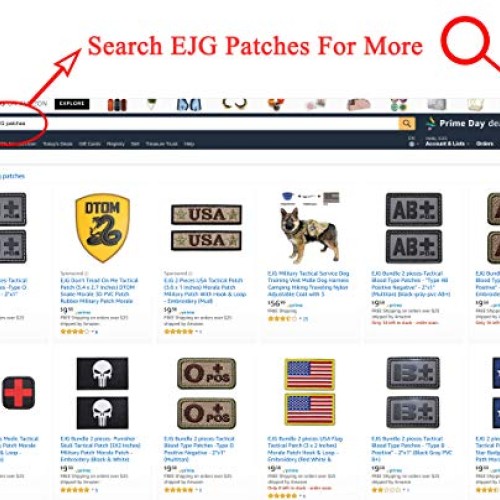 EJG 3x2.7 / 2.4 Velcro Patches Tactical Punisher Tactical Patch ...