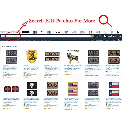 EJG 3x2.7 / 2.4 Velcro Patches Tactical Punisher Tactical Patch ...