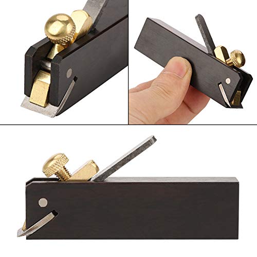Mini Wood Planer Hand Tool, Pocket Plane 3 inch Wood Ebony Plane H...