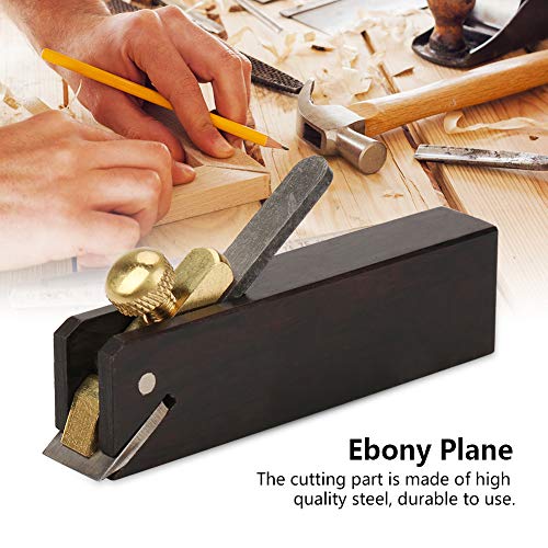Mini Wood Planer Hand Tool, Pocket Plane 3 inch Wood Ebony Plane H...
