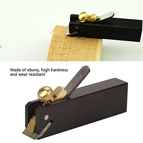 Mini Wood Planer Hand Tool, Pocket Plane 3 inch Wood Ebony Plane H...