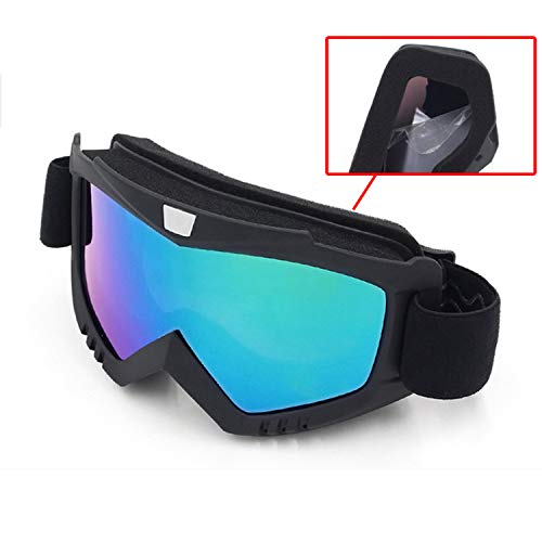 EKIND Tactical Mask, Retro Motorcycle Goggles with Removable Face ...