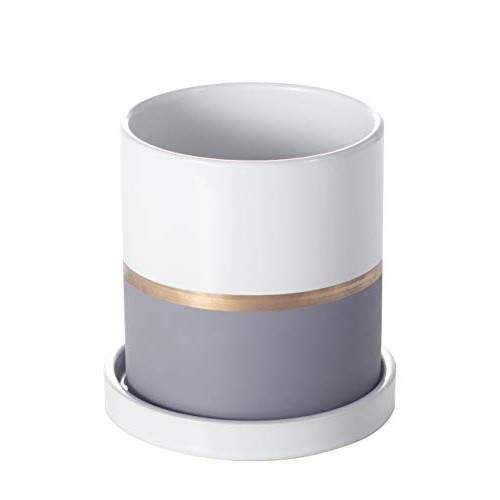 Ekirlin 6 inch Plant Pot - Ceramic Flower Planters Indoor - Modern...
