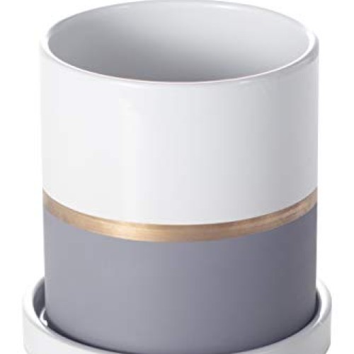 Ekirlin 6 inch Plant Pot - Ceramic Flower Planters Indoor - Modern...