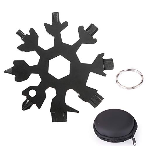 EKKONG 18-in-1 Stainless Steel Snowflake Multi-Tool, Snowboarding ...