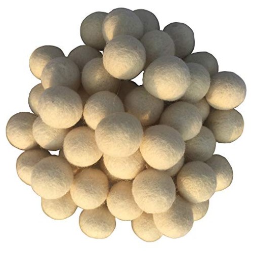 2cm 20mm Wool Felt Balls Beads 100% Natural Wool Felting Woolen Fe...