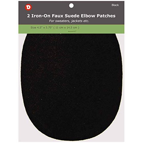 Faux - Suede Garment Iron-On Elbow Patches 4 1/2 x 5 1/2 in 2/Pkg ...