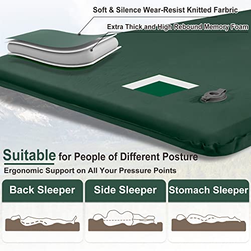 ELECINNOV Self Inflating Sleeping Pad for Camping-Foam Camping Mat...