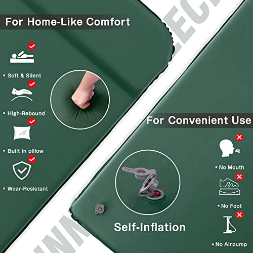 ELECINNOV Self Inflating Sleeping Pad for Camping-Foam Camping Mat...