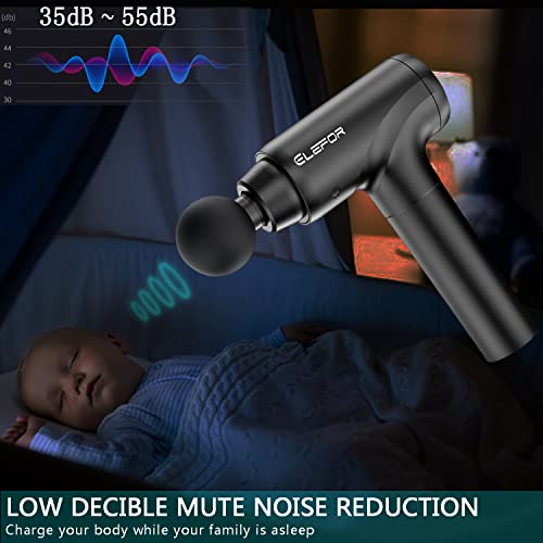 Massage Gun Deep Tissue,Percussion Back Massager Gun for Athletes ...