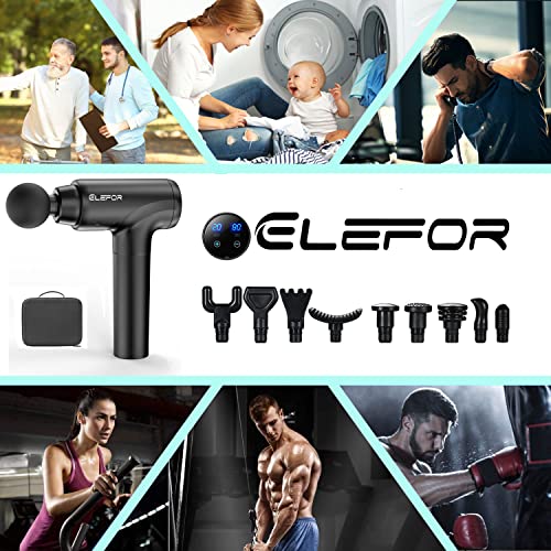 Massage Gun Deep Tissue,Percussion Back Massager Gun for Athletes ...
