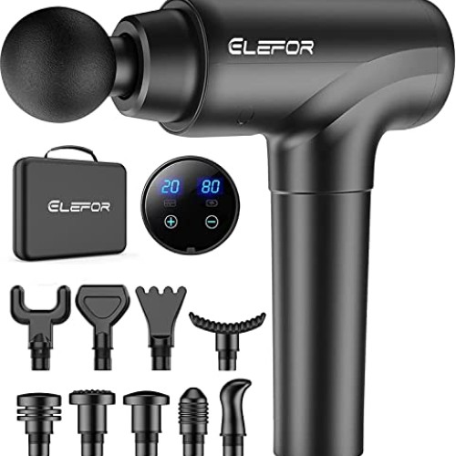 Massage Gun Deep Tissue,Percussion Back Massager Gun for Athletes ...