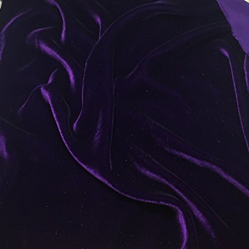 100% Silk Rayon Velvet Solid Fabric 45”W Clothing,Drapery,Dresses ...