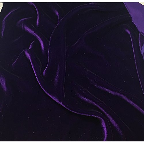 100% Silk Rayon Velvet Solid Fabric 45”W Clothing,Drapery,Dresses ...