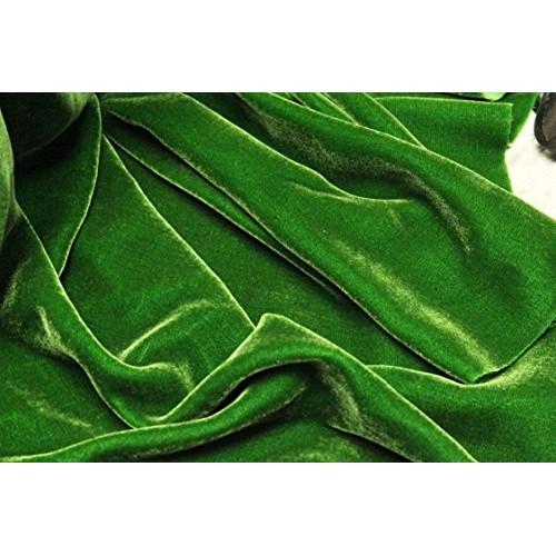 100% Silk Rayon Velvet Solid Fabric 45”W Clothing,Drapery,Dresses ...