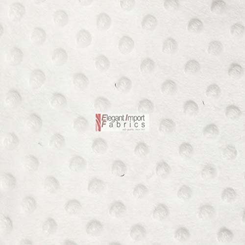 Minky MINKEE Chenille DOT Soft Fabric Cuddle 38 Color 60W SEW Cra...