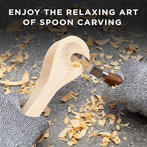 Elemental Tools Wood Spoon Carving Knife: Hook Knife Wood Carving ...