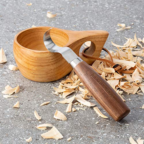 Elemental Tools Wood Spoon Carving Knife: Hook Knife Wood Carving ...