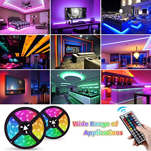 LED Strip Lights, Elfeland 32.8FT/10M 300LEDs SMD5050 RGB Light St...