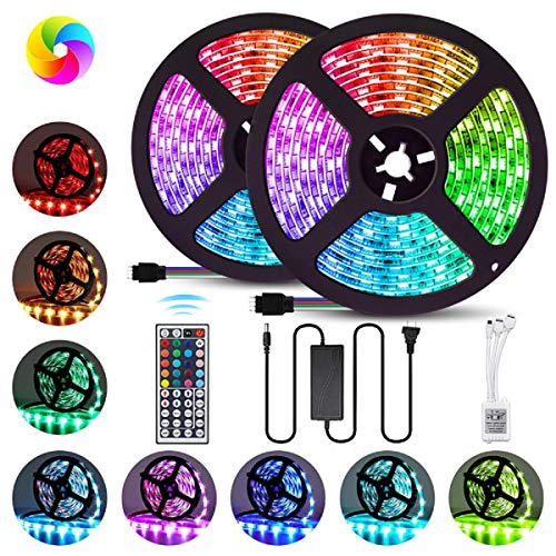 LED Strip Lights, Elfeland 32.8FT/10M 300LEDs SMD5050 RGB Light St...