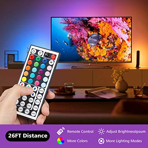 LED Strip Lights, Elfeland 39.3FT/12M 5050 RGB Light Strips Color ...