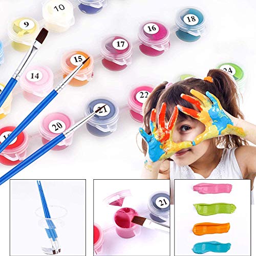 Elftoyer Paint by Numbers for Kids & Adults & Beginner , DIY Canva...