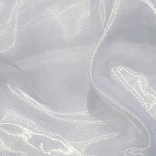 Pack of 50 Yard Bridal Solid Sheer Organza Fabric Bolt for Wedding...