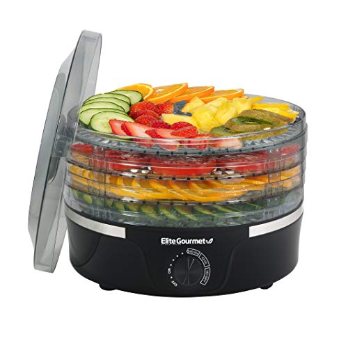 Elite Gourmet Food Dehydrator, 5 BPA-Free 11.4 Trays, Adjustable ...