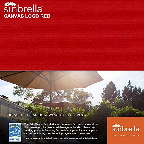 EliteShade Sunbrella Solar 9ft 3 Tiers Market Umbrella with 80 LED...