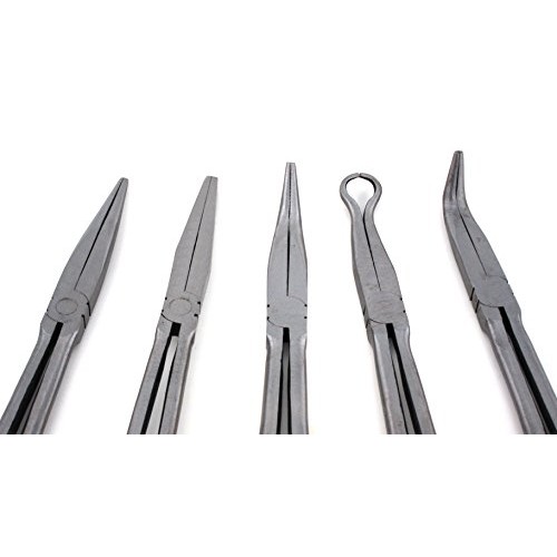 Elitexion 5pcs - 11 inches Long Needle Nose Pliers Set With Stora...