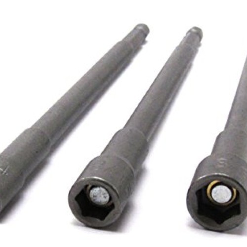 Elitexion 6 Inch Long Magnetic Nut Setters 1/4 inch Hex Shank Heav...