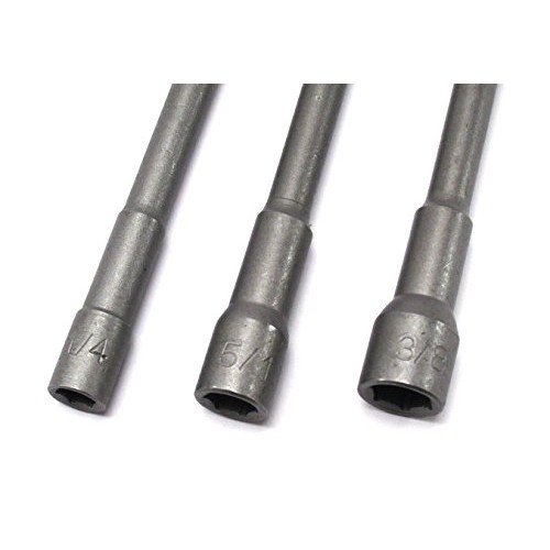 Elitexion 6 Inch Long Magnetic Nut Setters 1/4 inch Hex Shank Heav...