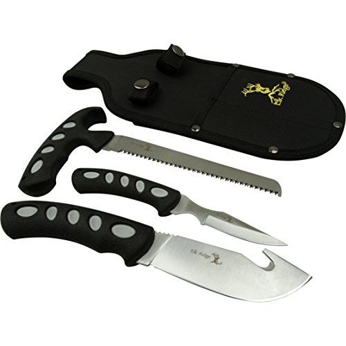 Elk Ridge - Outdoors 3-PC Hunting Knife Set - Satin Finish Stainle...