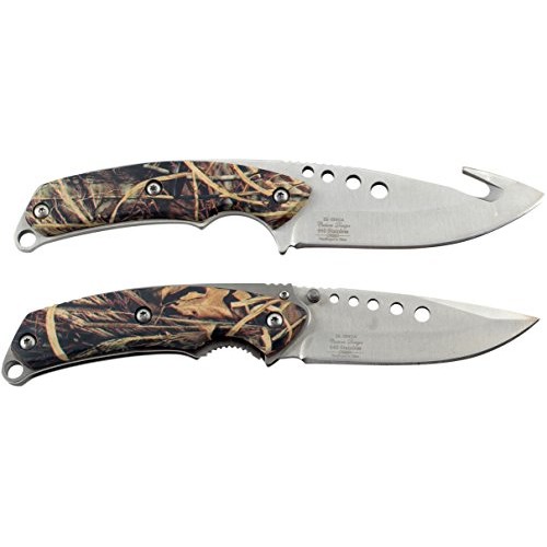 Elk Ridge - Outdoors Hunting Knife Set- 2 PC Fixed Blade and Foldi...