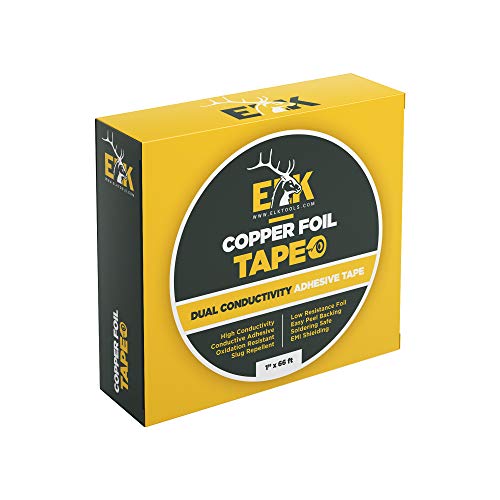 Copper Foil Tape with Conductive Adhesive for Guitar & EMI Shieldi...