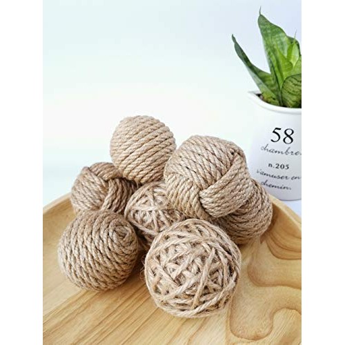 Elkpruu Orbs Decorative Balls Set of 8 for bowls, Perfect Decorati...