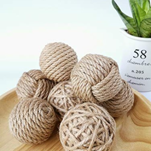 Elkpruu Orbs Decorative Balls Set of 8 for bowls, Perfect Decorati...