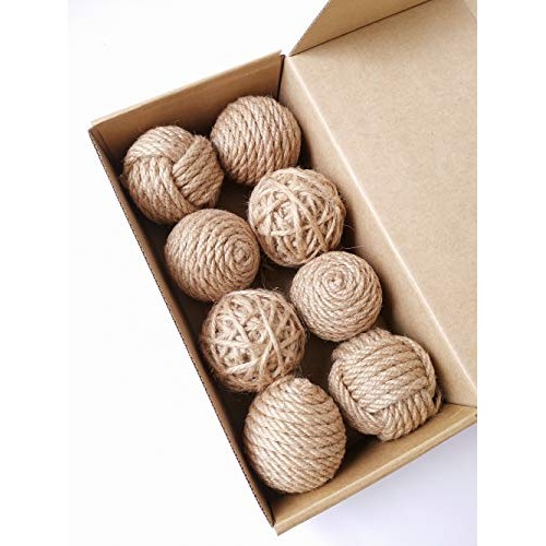 Elkpruu Orbs Decorative Balls Set of 8 for bowls, Perfect Decorati...