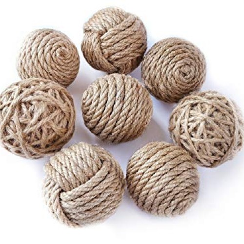 Elkpruu Orbs Decorative Balls Set of 8 for bowls, Perfect Decorati...