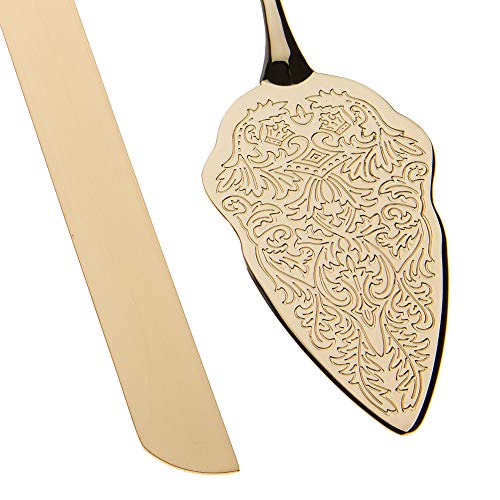 Ella Celebration Cake Knife & Server Set, Wedding, Anniversary, Vi...