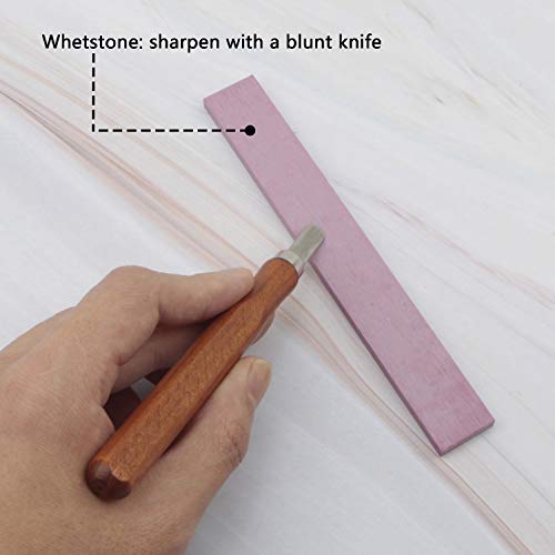 Ellbest 8 Pcs Wood Carving Tools with Whetstones, SK2 Carbon Steel...