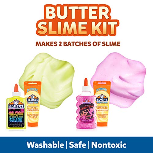 Elmer’s Butter Slime Kit | Slime Supplies Include Elmer’s Glow in ...