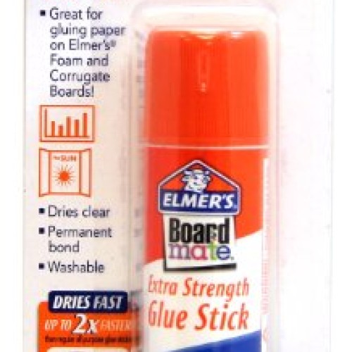 ELMERS Board Mate Extra Strength Glue Stick, 0.88 Oz, 1-Pack E145