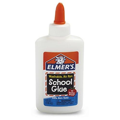 Elmers bundle Washable Liquid School Glue, White, Dries Clear, 4 ...
