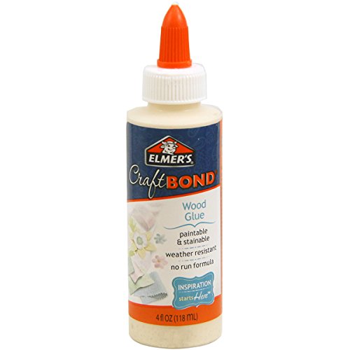 Elmers Craft Bond Wood Craft Glue, 4 Oz, White E470